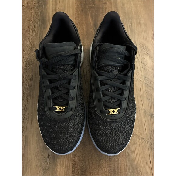 Nike Men Size 9 LeBron 20 Black Metallic Gold Basketball Shoes DJ5423-003 - Picture 3 of 9